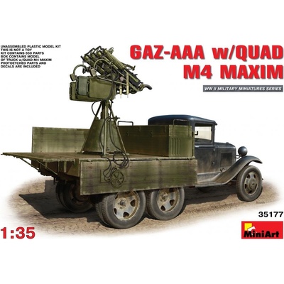 MiniArt MA35177 GAZ AAA w Quad M 4 Maxim 1:35