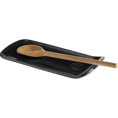 Emile henry (Франция) Керамична поставка за готварски прибори emile henry spoon rest - цвят трюфел (eh 0263-71)