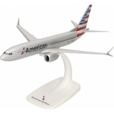 Herpa Boeing B737 MAX 8 American Airlines "2010s" Colors Snap-Fit 1:200