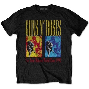 Guns N' Roses Use Your Illusion World Tour (Back Print) Black M Риза (GNRTS69MB02)