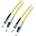 Conneu FC/UPC-LC/UPC, Сингъл мод, Дуплекс, 3мм, 10м (CNFJ-FCLCOS2DYE3mm-10)