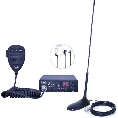 PNI PNI-PACK7 CB Radio Kit HP 8001L Extra 45 Antenna 4W 12V HS81L (PNI-PACK7)