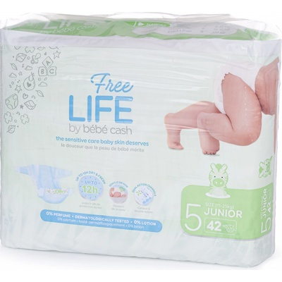 Bebé Cash Premium vel.5 Junior 11-25 kg 42 ks