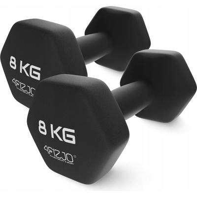 4FIZJO Vinylové činky 2 x 8 kg 2 ks