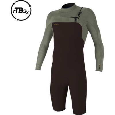O'Neill Hyperfreak Chest Zip 2 mm L/S Spring arabica/chimera