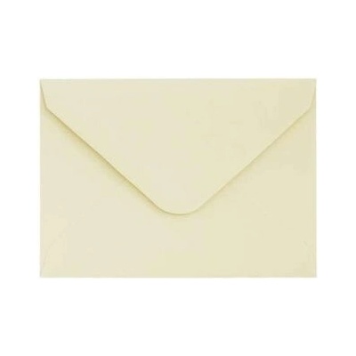 Ozdobné obálky Smooth - 7 x 10 cm, 130 g/m2, tmavě krémová, 10 ks