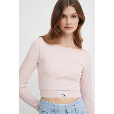 Calvin Klein Jeans Блуза с дълги ръкави Calvin Klein Jeans в розово J20J223355 (J20J223355)
