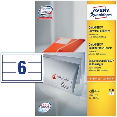 Avery Zweckform 200 listů, A5, bílé 6132