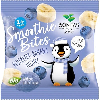 Bonitas BIO Smoothie lyofilizované kúsky z banánu čučoriedok a jogurtu 10g