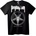 NOONEBRAND Тениска Петаграм Безмилостен - XS, White
