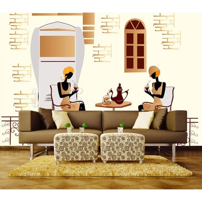 Dimex XL-255 vliesová fototapeta na zeď Street cafe rozměry 330 x 220 cm