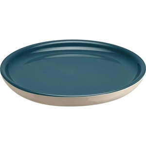Emile henry (Франция) Керамична чиния emile henry dessert plate десертна - цвят синьо-зелено и екрю (eh 8918-b9)
