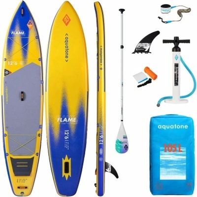AquaTone Стендъп падъл борд Aquatone Flame 3.0 Touring 12'6 (TS-362D)