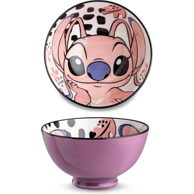 Egan DISNEY STITCH malá miska ANGEL pink 300 ml
