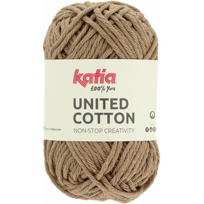 Katia United Cotton Mini ball 11 hnedá