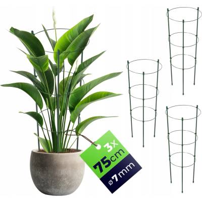 Kovová pergola Kadax, záhradná opora, 75 cm