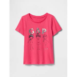 GAP Бебешка тениска Brannan Bear с лого GAP GAP | Rozov | Момичешки | 80 - zoot - 27,21 лв