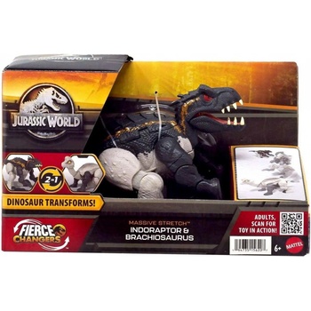 Mattel Jurassic World Dinosaurus Indoraptor a Brachiosaurus