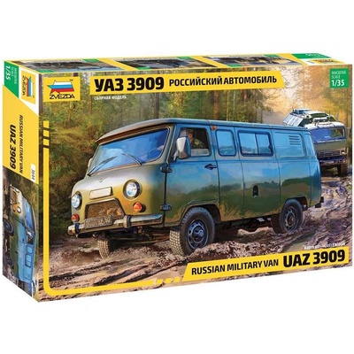 Zvezda UAZ 3909 Russian Military Van 3644 1:35