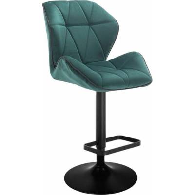LuxuryForm Design Milano Max Velur na čiernom tanieri zelená