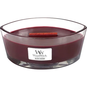 WoodWick Black Cherry ароматна свещ с дървен фитил 453, 6 гр
