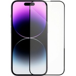 DeTech Стъклен протектор DeTech, for iPhone 14, 5D Full Glue, 0.3mm, Black - 52701 (DE-52701)