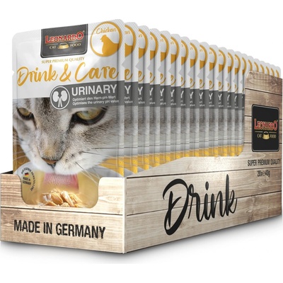 Leonardo drink kuřecí polévka uniary 20 x 40 g
