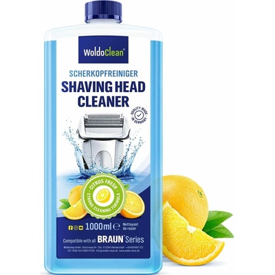 WoldoClean Čistič holiacich strojčekov pre kazetu Braun 750 ml