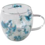 CupHup Стъклена термо чаша CupHup Passion Flower, Двойно дъно, Lisianthus (02-11)