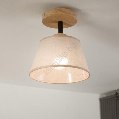 LAMKUR Плафониера ANTONIO 1xE14/60W/230V, бежова (LA40912)