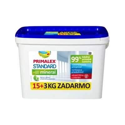 Primalex Standard 15+3 kg biely