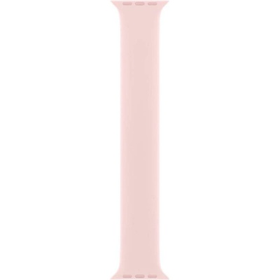 Apple Оригинална силиконова каишка за Apple Watch 38мм, 40мм, 41мм, 42мм (2024) - Apple Solo Loop Silicone Band Size 4 Chalk Pink