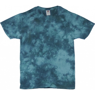 Tie Dye unisex batikované tričko Infusion aqua