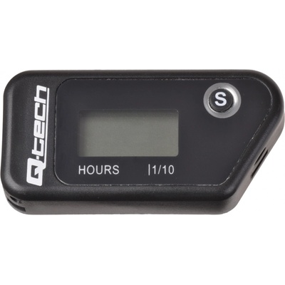 měřič motohodin bezdrátový s nulovatelným počítadlem, Q-TECH (černý) – Hledejceny.cz