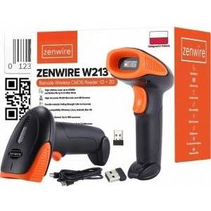 ZENWIRE Barcode Scanner Zenwire Barcode and QR Code Scanner USB WIRELESS 1D 2D WiFi Zenwire W213