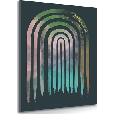 Obraz street art duha Mid-Century - 80x120