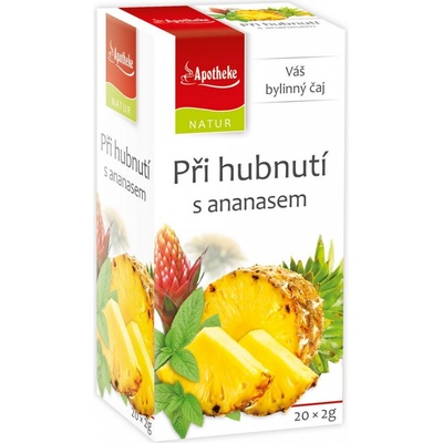 Apotheke Natur Při Hubnutí s ananasem čaj 20 x 2 g