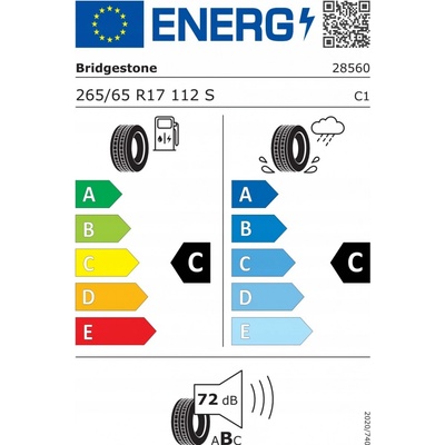 Bridgestone Dueler A/T 693 III 265/65 R17 112S