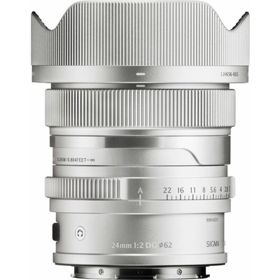 SIGMA 24 mm f/2 DG Contemporary pre L-mount strieborný