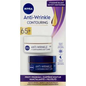 Nivea Комплект кремове NIVEA за лице дневен и нощен контуринг 2x50 мл 65+
