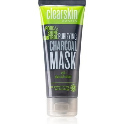 Avon Clearskin Pore & Shine Control почистваща маска с активни въглища 75ml