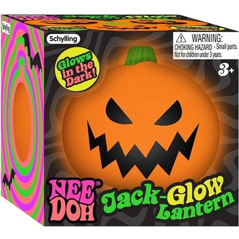 Schylling NeeDoh Halloweenská dýně svítící ve tmě