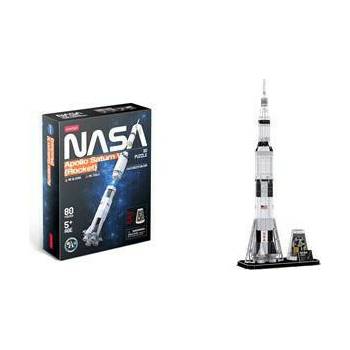 CubicFun 3D puzzle NASA: Raketa Apollo Saturn 136 ks