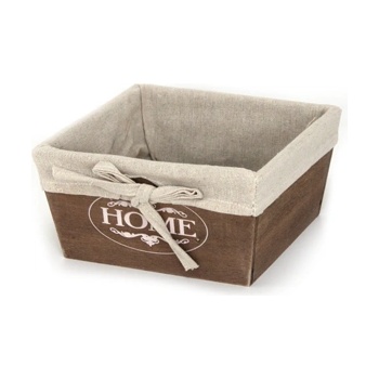 Horecano CN-Дървена кутия за съхранение КАФЯВА 19х19х9.5 cm Размер M (ZM23-1ZF-brown) (0193779)