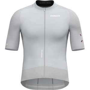Bioracer Мъжка фланелка с къс ръкав за колоездене Bioracer Epic Jersey Cycling jersey - Cool Grey - размер XXL (056-4260-0115)