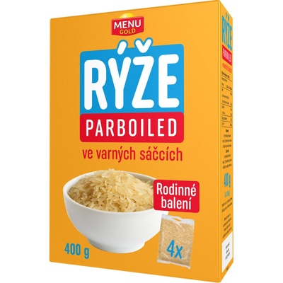 Menu Gold rýže Parboiled varné sáčky 400 g