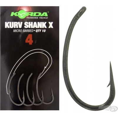 Korda Kurv Shank X veľ.4 10 ks