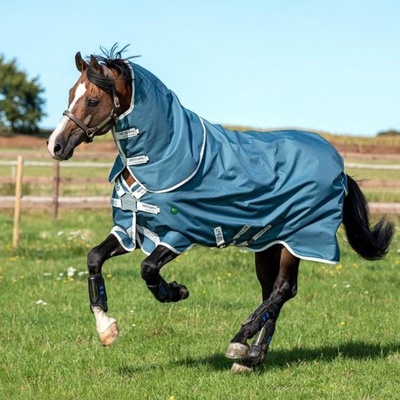 Horseware Deka termo výběhová Amigo AmEco Bravo 12 Plus teal grey – Zboží Dáma