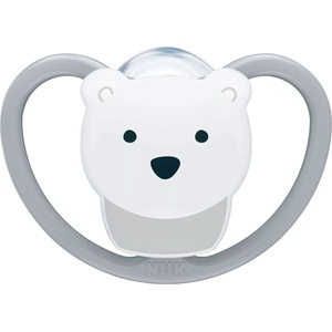 Nuk Силиконова залъгалка NUK Perfect Match Air - 18 м+, Полярна мечка (10177225) - ozone