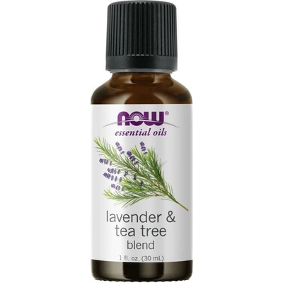 Now Essential Oil Lavender & Tea Tree Oil éterický Levandulový + Tea tree olej 30 ml